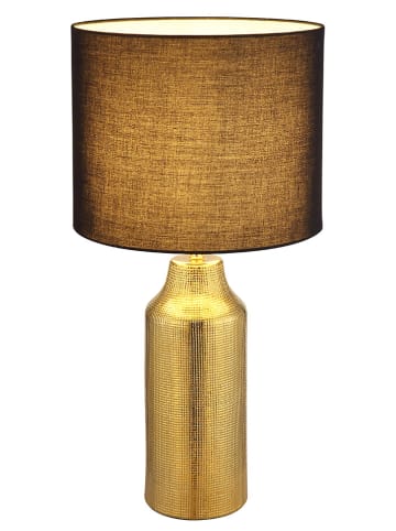 Globo lighting Tischleuchte "Elden" in Gold/ Schwarz - (H)61 x Ø 30,5 cm