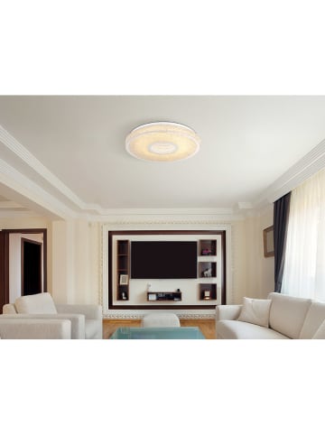 Globo lighting LED-Deckenleuchte "Astania" in Weiß - (H)6,5 x Ø 38 cm
