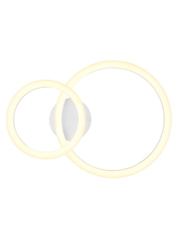 Globo lighting LED-Deckenleuchte "Adda" in Weiß - (B)42 x (H)7 x (T)30 cm