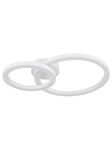 Globo lighting LED-Deckenleuchte "Adda" in Weiß - (B)42 x (H)7 x (T)30 cm