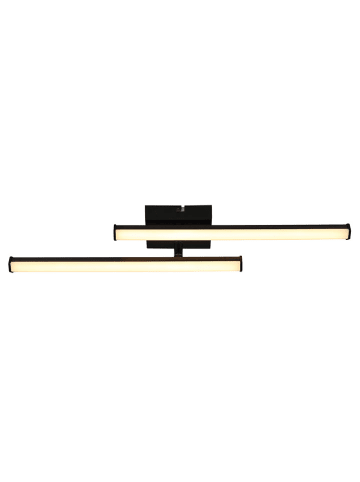 Globo lighting LED-Deckenleuchte "Kirina" in Schwarz - (B)50 x (H)8,4 x (T)7 cm