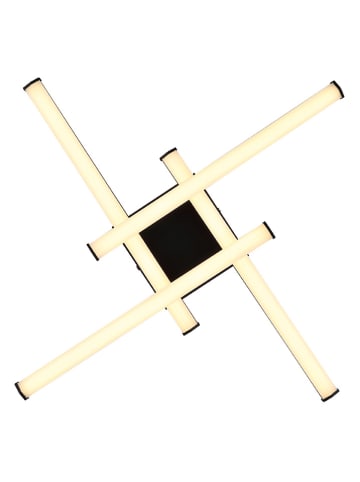 Globo lighting LED-Deckenleuchte "Kirina" in Schwarz - (B)110 x (H)120 x (T)6 cm