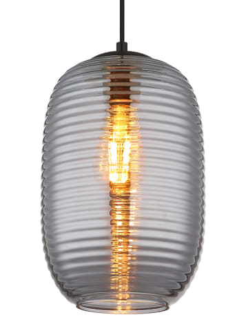 Globo lighting Hängeleuchte "Jefrey" in Schwarz/ Grau - (H)120 x Ø 20 cm