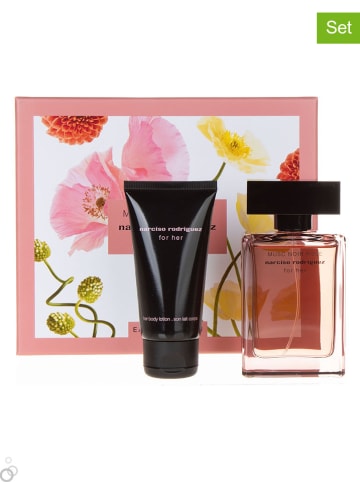 narciso rodriguez 2-delige set "Musc Noir Rose" - eau de parfum & bodylotion, elk 50 ml