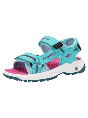 Kangaroos Sandalen "K-AS Elwi" in Türkis/ Pink
