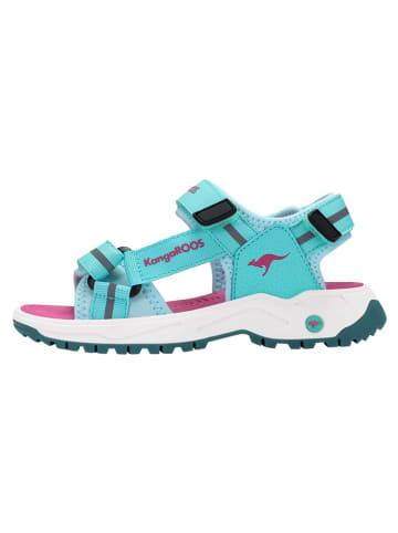Kangaroos Sandalen "K-AS Elwi" in Türkis/ Pink