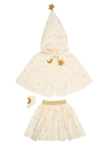 FABELAB 3tlg. Kostüm-Set "Moon Fairy" in Creme