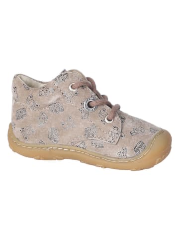 PEPINO Leder-Lauflernschuhe "Dots" in Beige