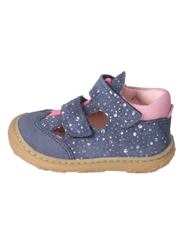 PEPINO Leder-Halbsandalen "Ebi" in Dunkelblau/ Rosa