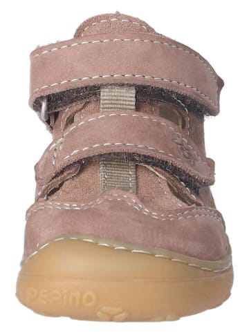 PEPINO Leder-Halbsandalen "Ebi" in Beige
