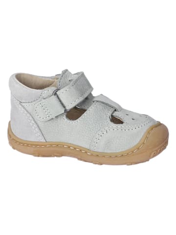 PEPINO Leder-Halbsandalen "Eni" in Grau