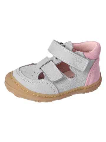 PEPINO Leren enkelsandalen "Eni" lichtroze/grijs