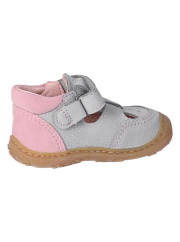 PEPINO Leren enkelsandalen "Eni" lichtroze/grijs