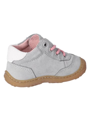PEPINO Leren boots "Samy" grijs/lichtroze