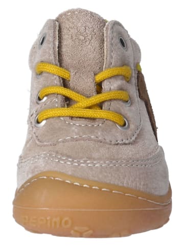 PEPINO Leder-Boots "Samy" in Beige