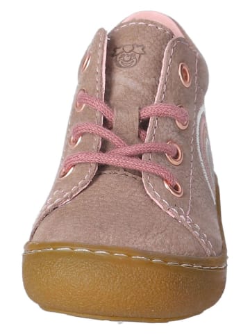 PEPINO Leder-Boots "Kally" in Rosa