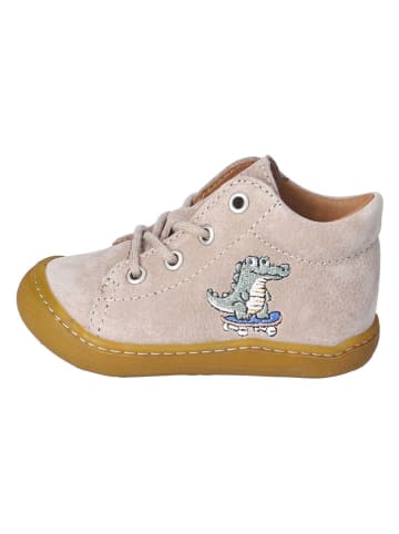 PEPINO Leder-Sneakers "Kally" in Beige