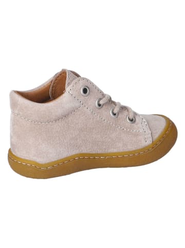 PEPINO Leder-Sneakers "Kally" in Beige