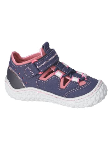 PEPINO Barfußschuhe "Jerry" in Dunkelblau/ Pink