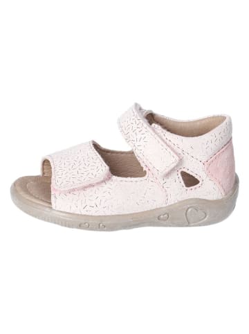 PEPINO Leder-Sandalen "Taya" in Rosa