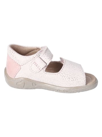 PEPINO Leder-Sandalen "Taya" in Rosa