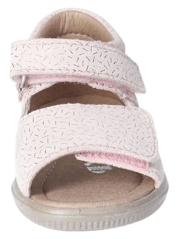 PEPINO Leder-Sandalen "Taya" in Rosa
