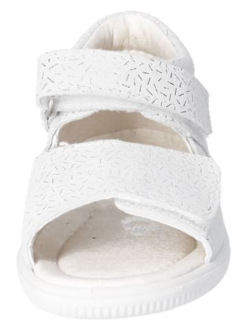 PEPINO Leder-Sandalen "Taya" in Weiß