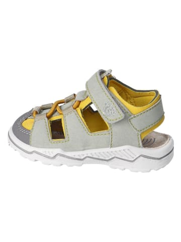 PEPINO Enkelsandalen "Gery" grijs/geel