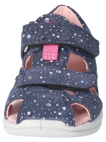 PEPINO Leren enkelsandalen "Kasi" donkerblauw