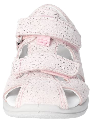 PEPINO Leder-Halbsandalen "Kasi" in Rosa
