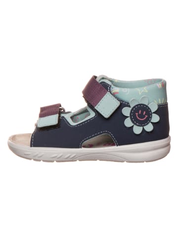 PEPINO Sandalen "Kittie" in Dunkelblau/ Lila/ Türkis