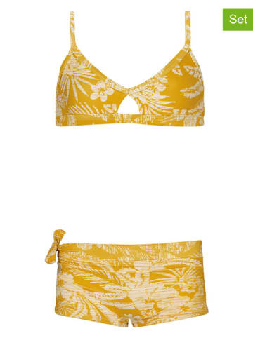 Barts Bikini-Set "Solacy Crop Top" in Gelb/ Weiß