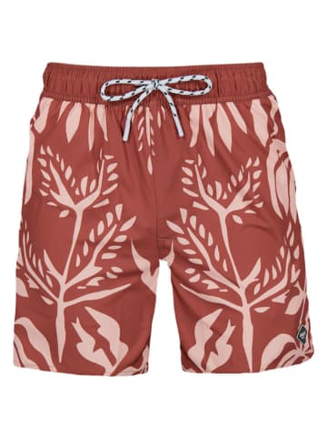 Barts Badeshorts "Torresk" in Rot/ Rosa