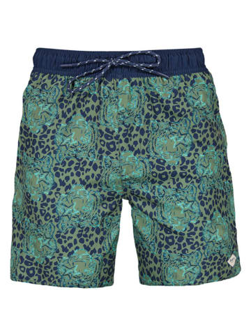 Barts Badeshorts "Vinais" in Grün/ Dunkelblau