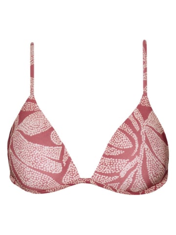 Barts Bikini-Oberteil "Akamu Fixed Triangle" in Rot/ Weiß