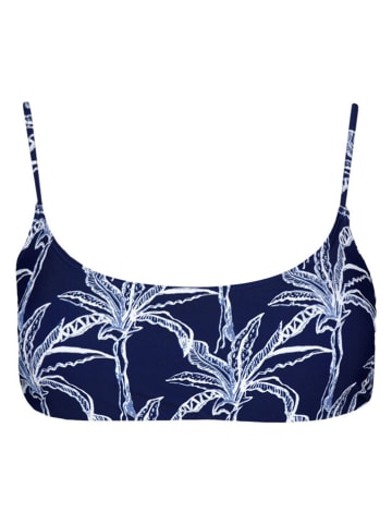 Barts Bikini-Oberteil "Enele Crop Top" in Dunkelblau/ Weiß