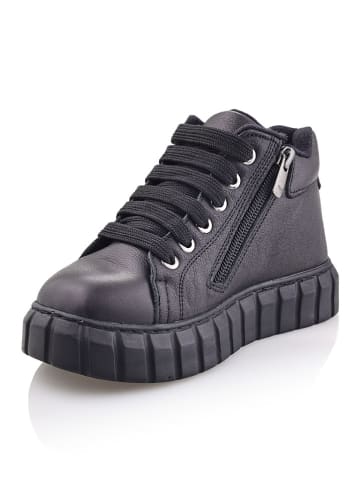 Minimen Skórzane sneakersy "Suna" w kolorze czarnym