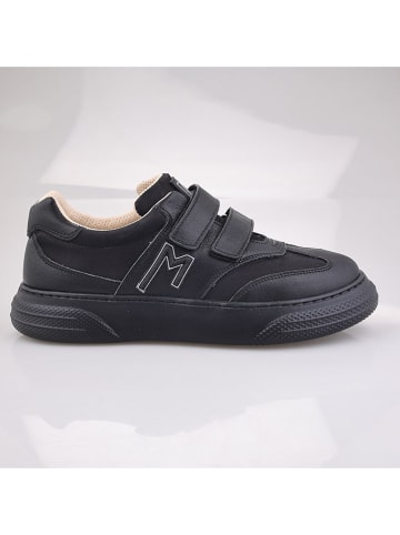 Minimen Leder-Sneakers "Erkmen" in Schwarz