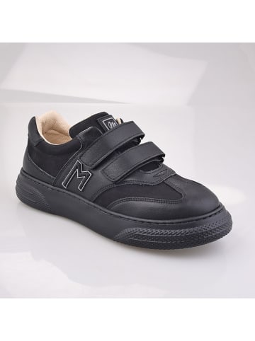 Minimen Leder-Sneakers "Erkmen" in Schwarz