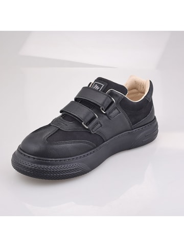 Minimen Leder-Sneakers "Erkmen" in Schwarz