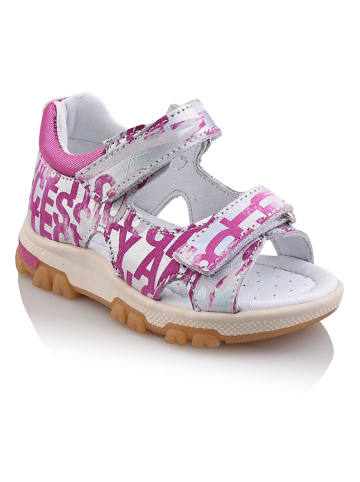 Minimen Sandalen "Sara" in Pink/ Weiß