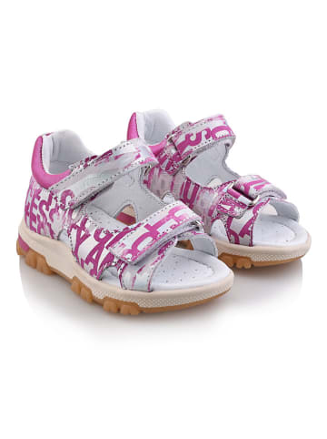 Minimen Sandalen "Sara" in Pink/ Weiß