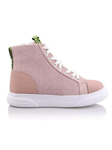 Minimen Sneakersy "Ogur" w kolorze jasnoróżowym