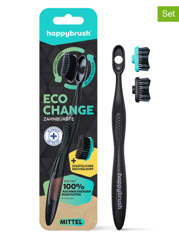 Happy Brush Szczoteczki (2 szt.) "EcoChange" do zębów