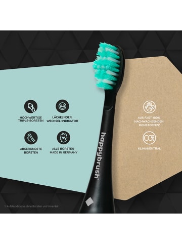 Happy Brush 3er-Set: Aufsteckbürsten "Eco Vibe3+"