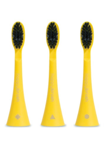 Happy Brush 3er-Set: Aufsteckbürsten "Eco Vibe3  Minions"
