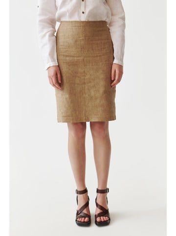 TATUUM Linnen rok donkerblauw