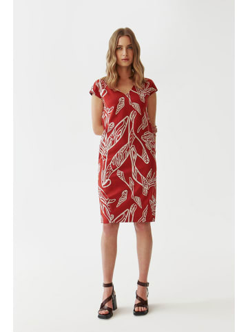 TATUUM Kleid in Weiß/ Rot