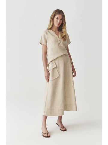 TATUUM Leinen-Bluse in Beige