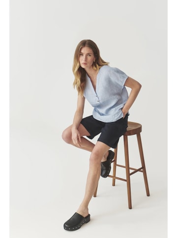 TATUUM Leinen-Bluse in Hellblau